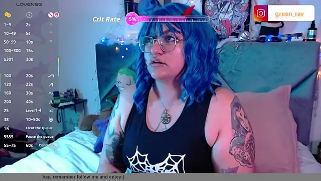 XxGreenGoodxX online show from December 21, 2025, 5:20 am