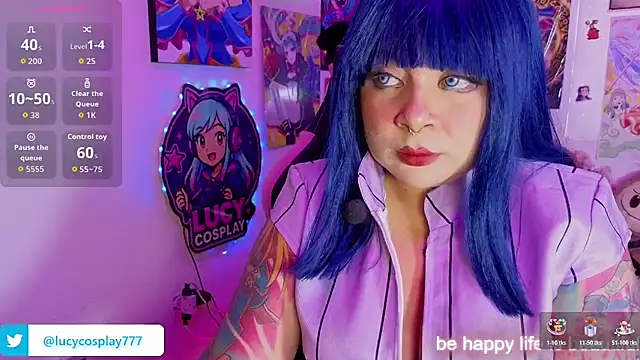 Lucycosplay777 online show from July 23, 2026, 7:10 pm