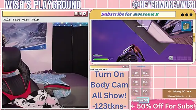 Snapshot of nevermakeawish chatting on March 3, 2026, 4:14 pm nevermakeawish online show from March 3, 2026, 4:14 pm