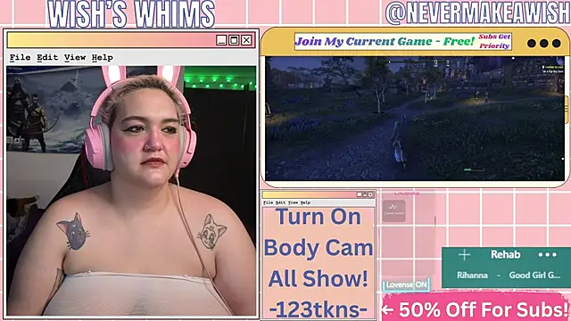 nevermakeawish online show from July 22, 2026, 10:06 am