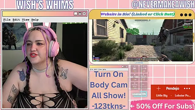 nevermakeawish online show from May 14, 2026, 10:01 am