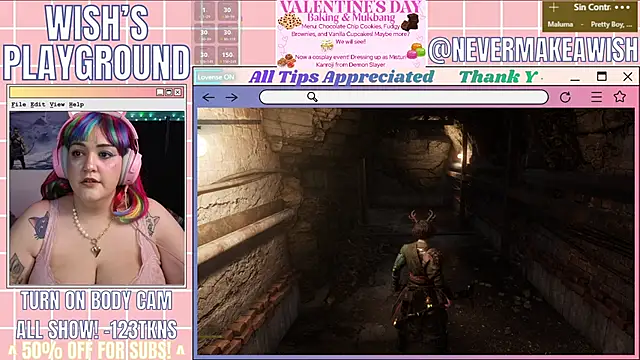 Snapshot of nevermakeawish chatting on February 18, 2026, 5:16 am nevermakeawish online show from February 18, 2026, 5:16 am