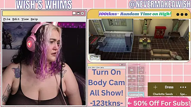 nevermakeawish online show from July 17, 2026, 9:39 am