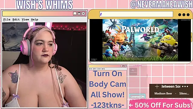 nevermakeawish online show from July 21, 2026, 11:11 am