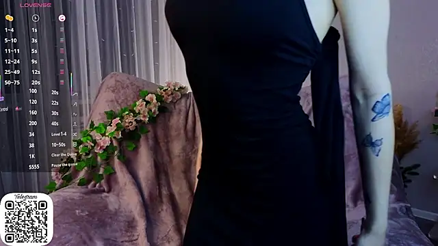 NyxaThorn online show from March 14, 2026, 5:30 pm