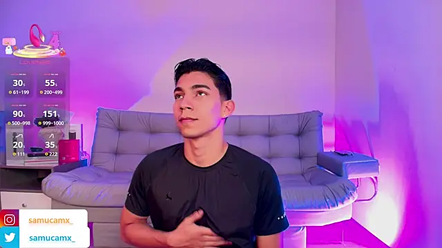 samucamx  online show from March 21, 2026, 12:12 am