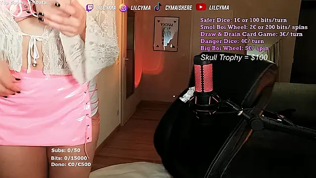 Snapshot of cymaishere chatting on February 7, 2026, 9:01 pm cymaishere online show from February 7, 2026, 9:01 pm