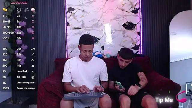 SpicyBoys X online show from October 8, 2025, 8:53 pm