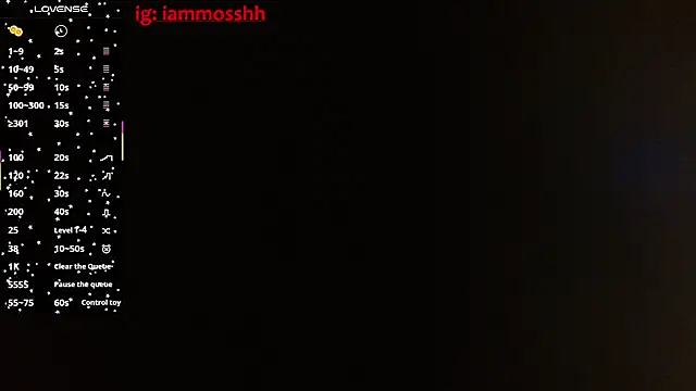 Isabella Mossh online show from October 19, 2025, 8:44 pm