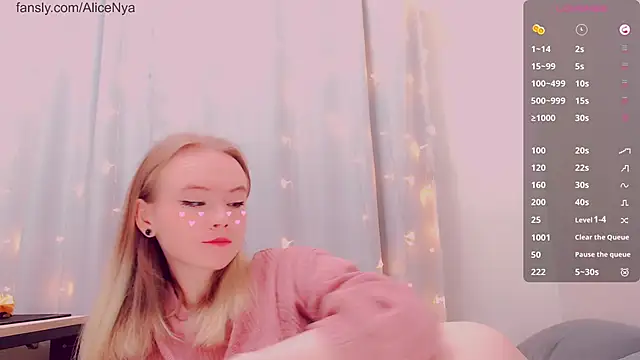 AliceNya cute online show from February 20, 2026, 5:26 am