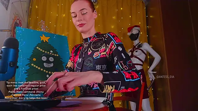 Giantess Eva online show from December 22, 2025, 7:14 pm