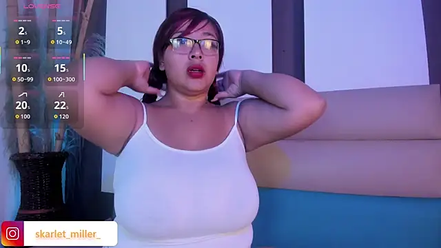 skarlet miller  online show from October 8, 2025, 12:28 pm