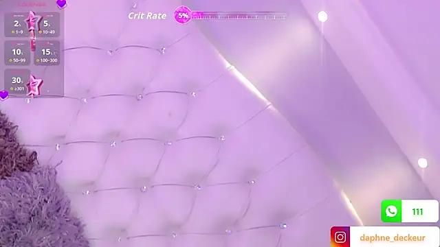 Daphnne XXX online show from October 26, 2025, 8:09 pm