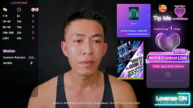 Snapshot of OceanCandy chatting on January 16, 2026, 2:54 pm OceanCandy online show from January 16, 2026, 2:54 pm