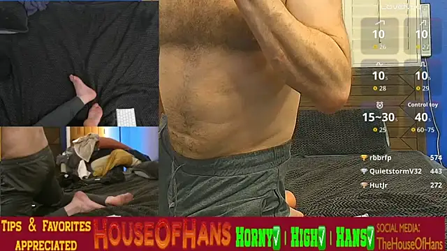 Snapshot of HouseOfHans chatting on February 28, 2026, 10:09 pm HouseOfHans online show from February 28, 2026, 10:09 pm