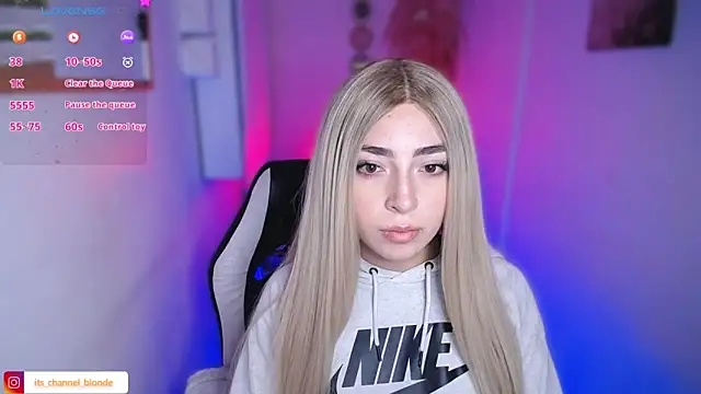 channel blondee online show from May 27, 2026, 10:50 pm