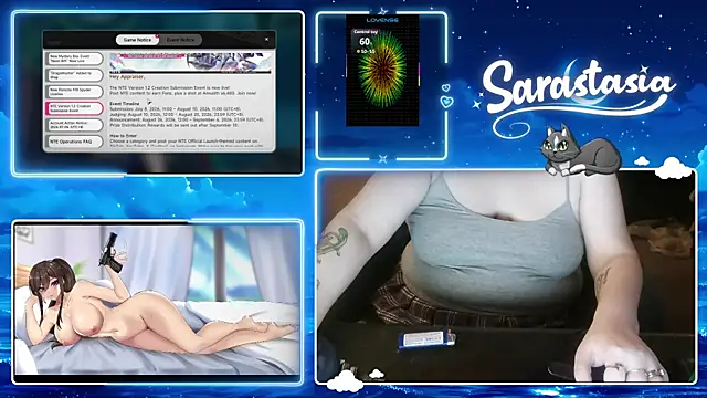 Sarastasia417 online show from July 8, 2026, 2:35 am
