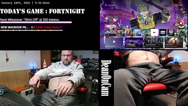 DeanonCam online show from January 18, 2026, 3:37 pm