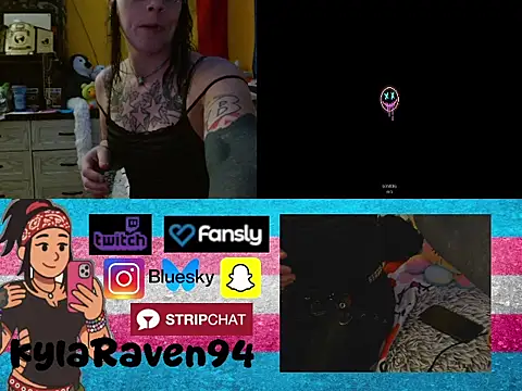KylaRaven online show from April 18, 2026, 2:36 am