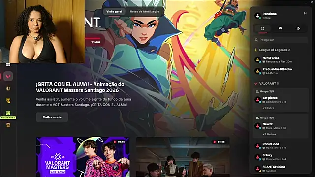 pandinhagamer online show from February 26, 2026, 4:34 am