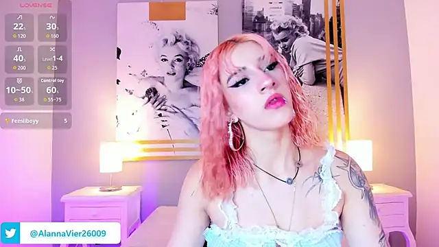 AlannaViera online show from June 27, 2026, 12:00 pm
