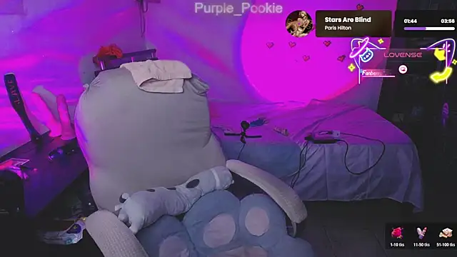 Purple-Pookiee online show from June 9, 2026, 5:08 am