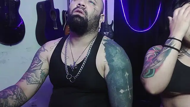 Snapshot of Tattoo__Couple chatting on February 28, 2026, 6:24 am Tattoo Couple online show from February 28, 2026, 6:24 am