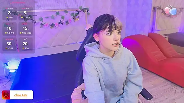 Cloee tay1 online show from July 23, 2026, 12:57 pm