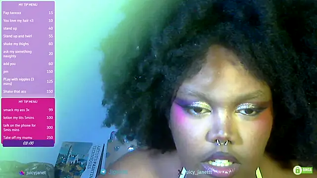 juicy janet online show from March 21, 2026, 5:39 pm