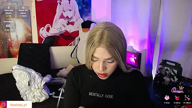 Melody p online show from May 4, 2026, 6:22 pm