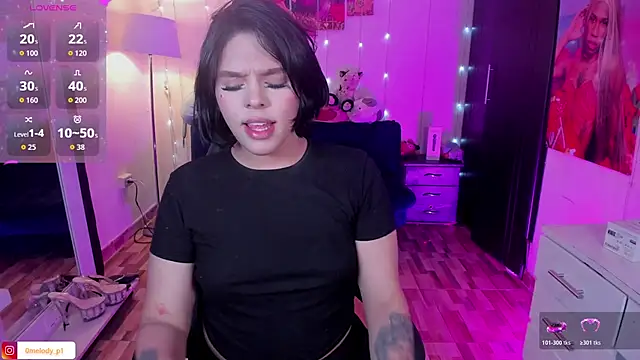 Melody p online show from May 25, 2026, 5:55 pm