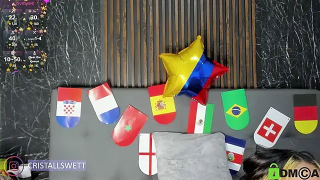 Cristall swett online show from June 28, 2026, 6:58 pm