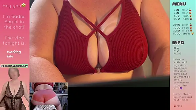 SadieMarriedLady online show from July 23, 2026, 1:58 am