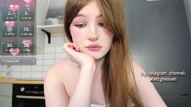 Snapshot of bettyheaven chatting on July 2, 2026, 1:06 am bettyheaven online show from July 2, 2026, 1:06 am