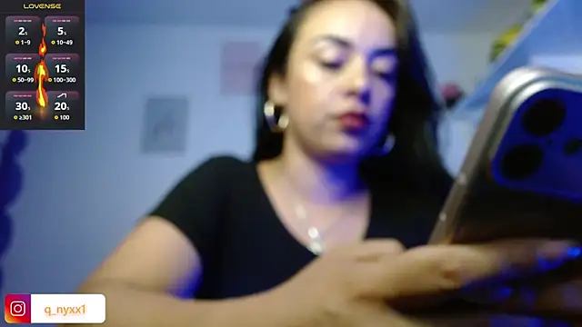 Queen Nyxx online show from July 24, 2026, 11:34 pm