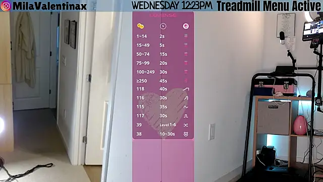 MilaValentina online show from March 11, 2026, 4:23 pm