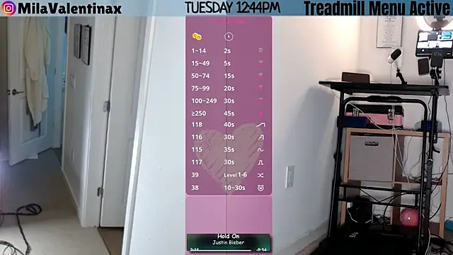 MilaValentina online show from April 14, 2026, 4:45 pm