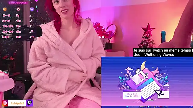 Snapshot of Indriya2x0 chatting on February 18, 2025, 8:47 pm Indriya2x0 online show from February 18, 2025, 8:47 pm