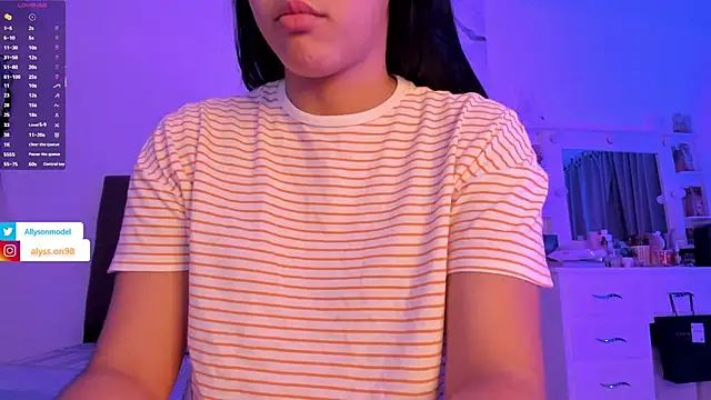 alysson 18 online show from March 15, 2026, 1:34 am