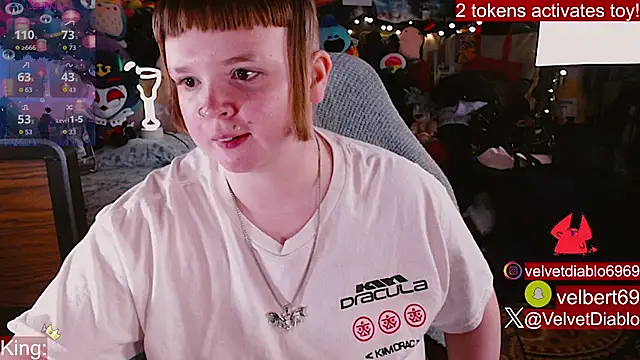 VelvetDiablo online show from July 17, 2026, 12:08 am