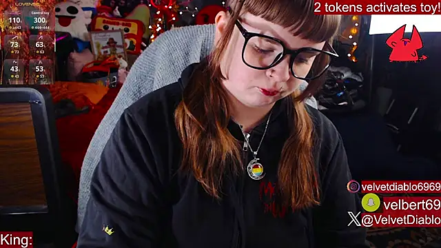 VelvetDiablo online show from November 26, 2025, 12:54 am