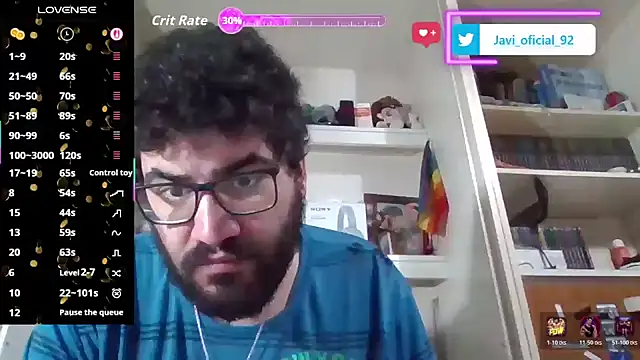 Javi 92 online show from March 5, 2026, 6:37 pm