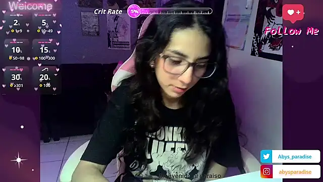 Abysparadise online show from March 6, 2026, 3:01 am