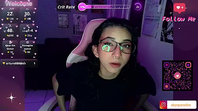 Abysparadise online show from July 12, 2026, 3:51 am