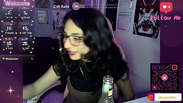 Abysparadise online show from July 4, 2026, 4:41 am