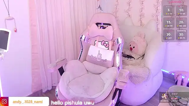 Snapshot of Nami_usagi chatting on February 19, 2026, 12:57 pm Nami usagi online show from February 19, 2026, 12:57 pm