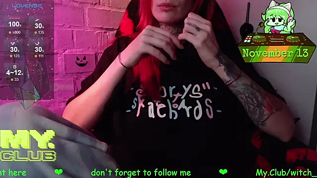 Witch Emma online show from November 13, 2025, 7:51 pm