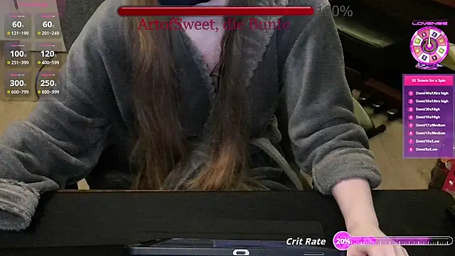 ArtofSweet online show from July 16, 2026, 7:44 pm