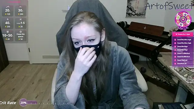 ArtofSweet online show from November 7, 2025, 7:40 pm