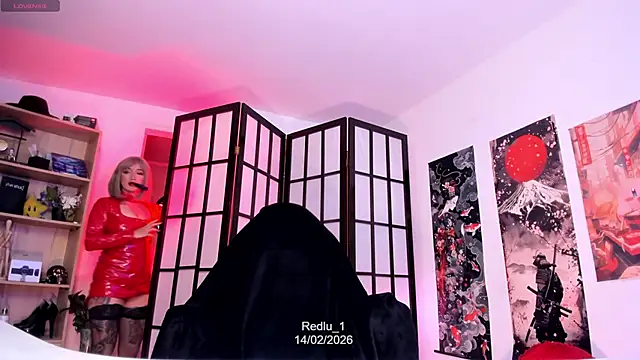 Redlu 1 online show from February 14, 2026, 9:59 pm